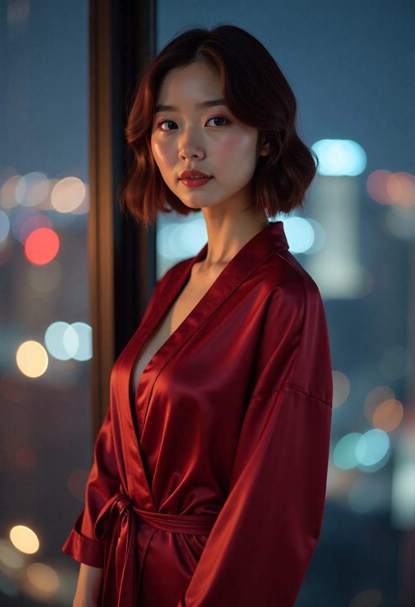 演员在镜头前表演